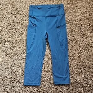 Lululemon Athletica Teal Capri Leggings 4